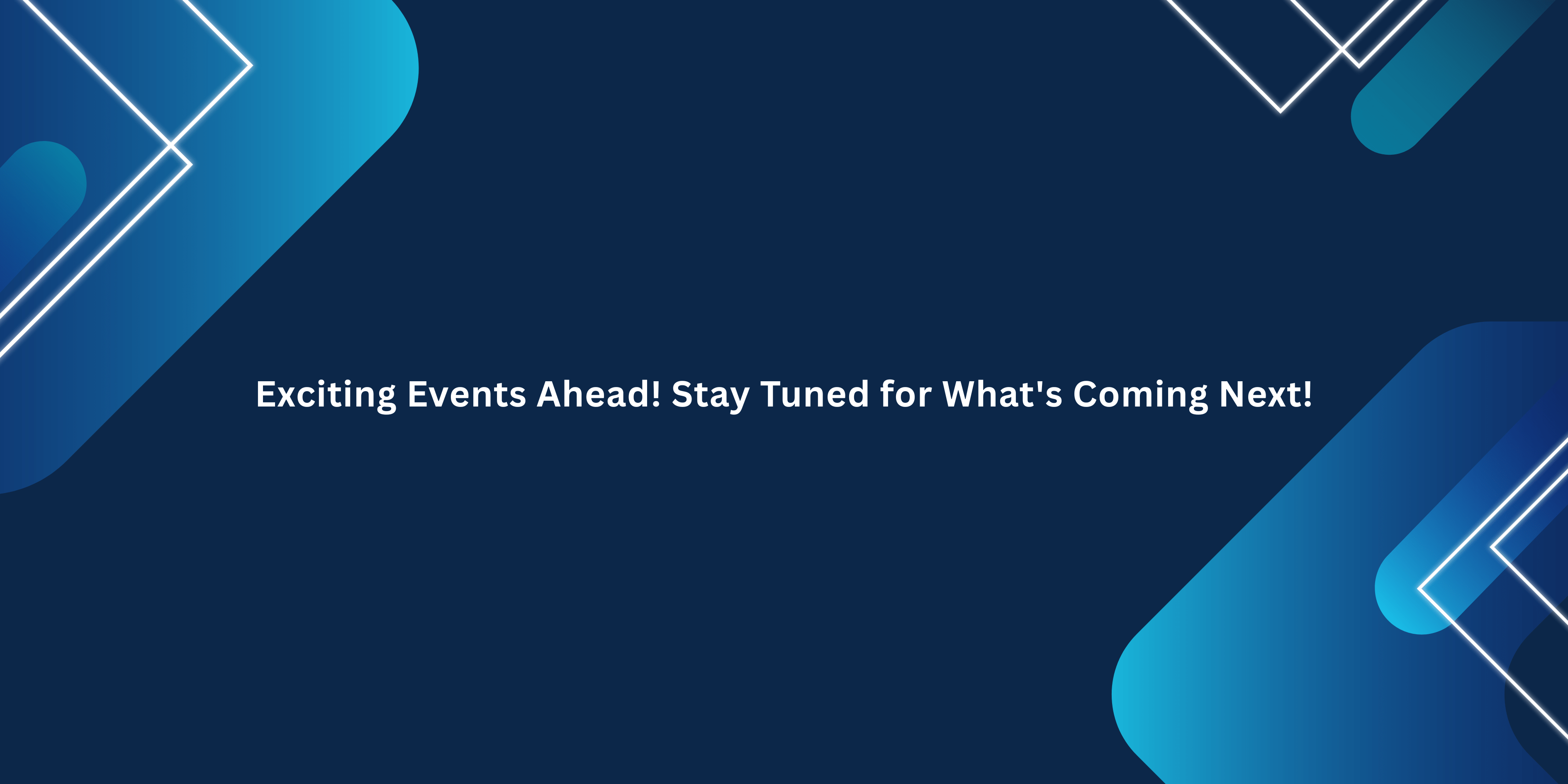 events banner